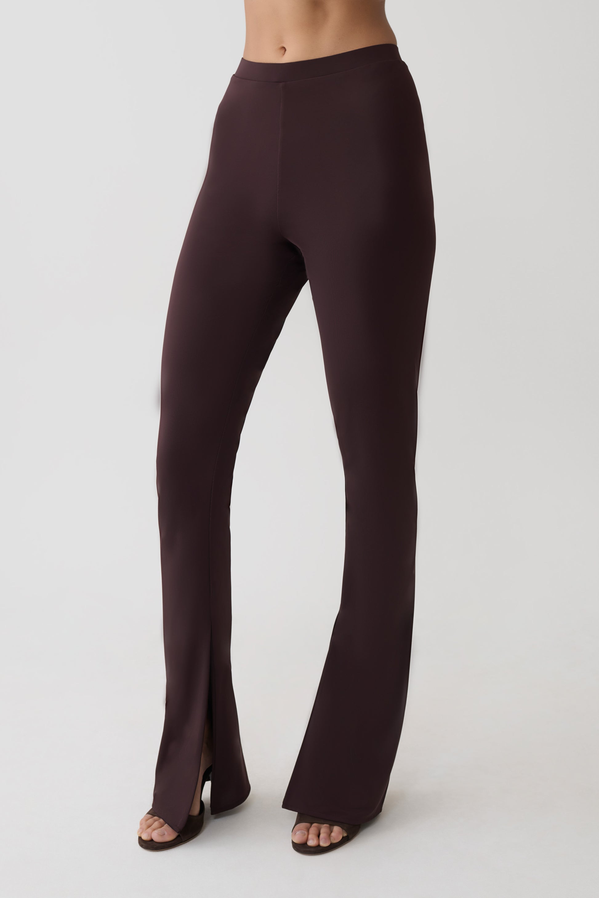 Fletcher Skinny Flare Pants - Chocolate #3