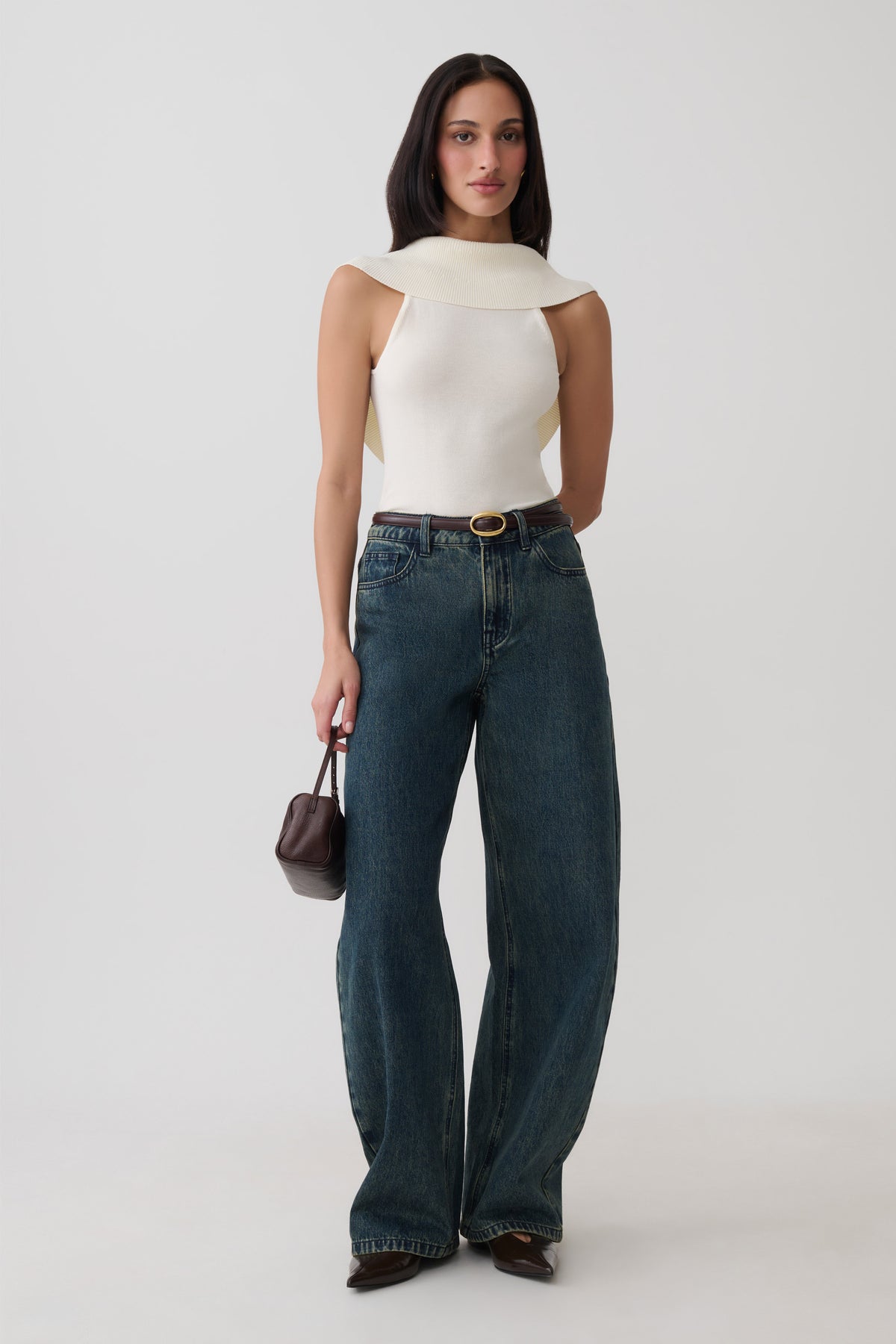 Ellen Knit Sleeveless Top - Ivory