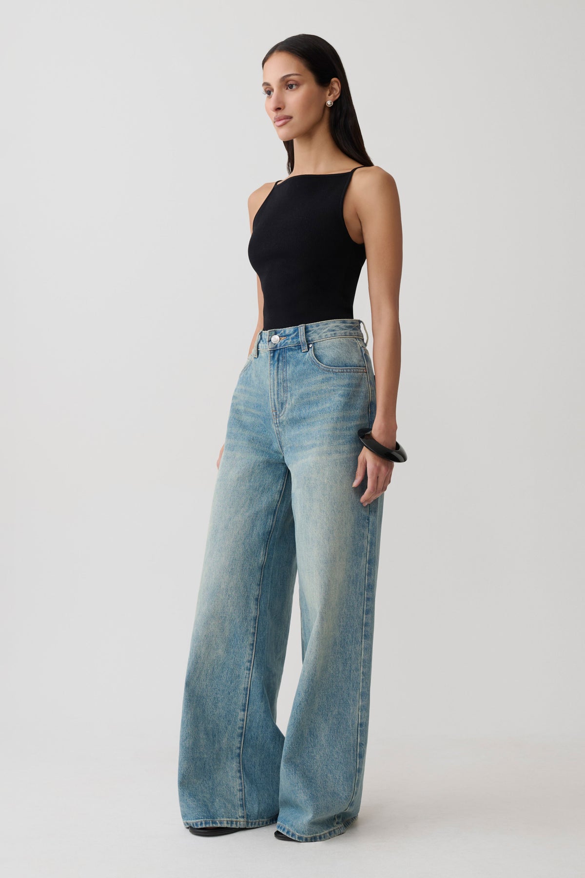Tara Knit Tank Top - Black #4