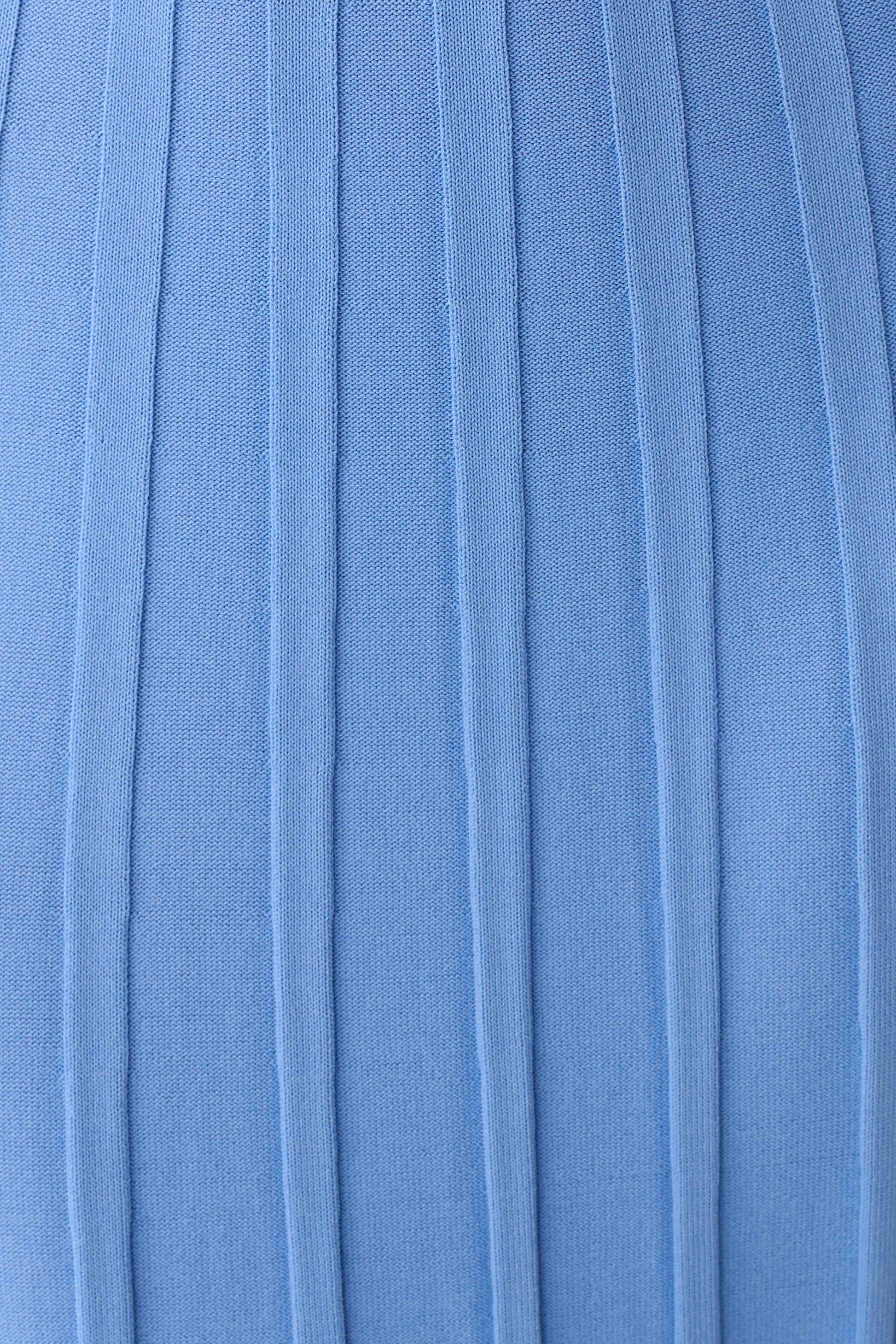 Pia Ribbed Strapless Maxi Dress - Periwinkle #6