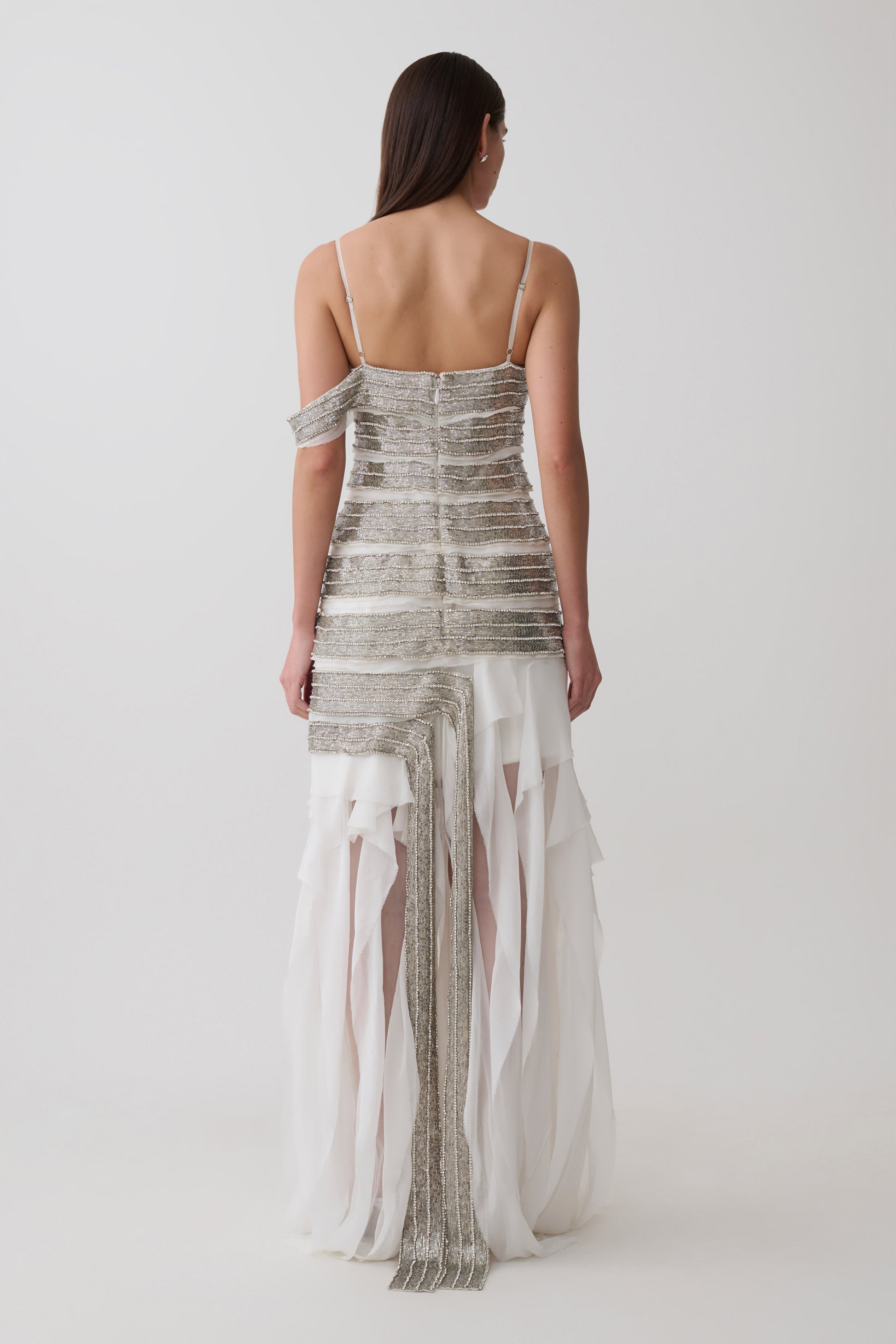 Jaide Embellished Maxi Dress - White #4