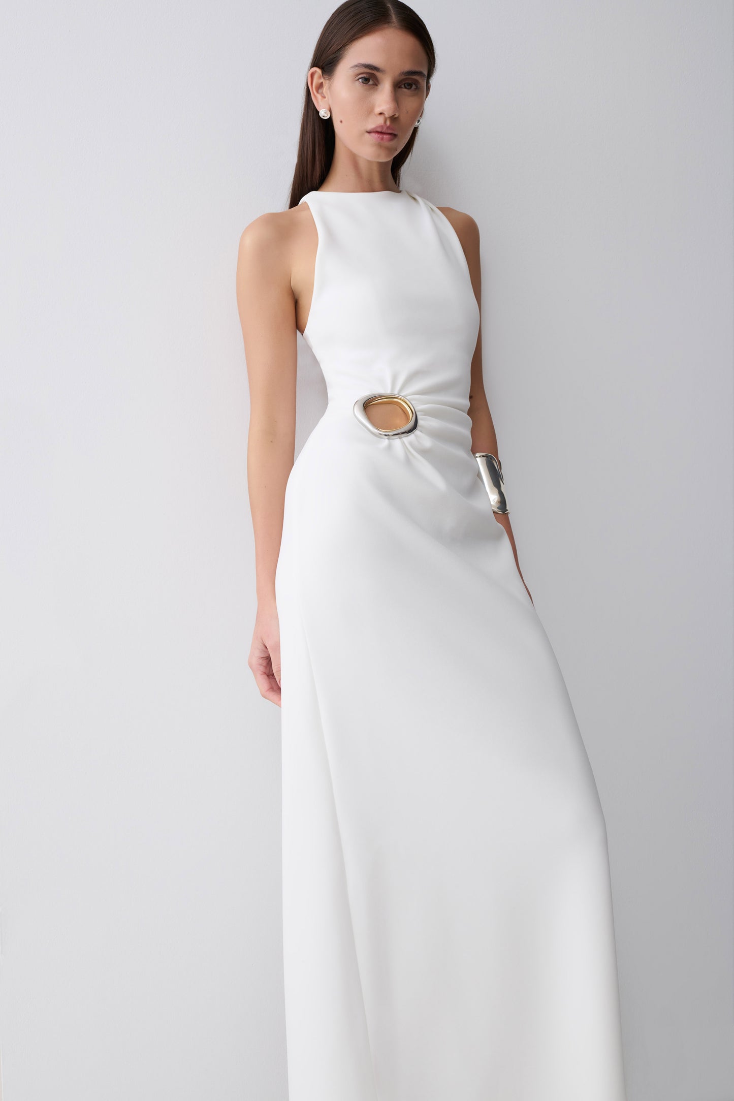 Maylin Hardware Maxi Dress - Ivory