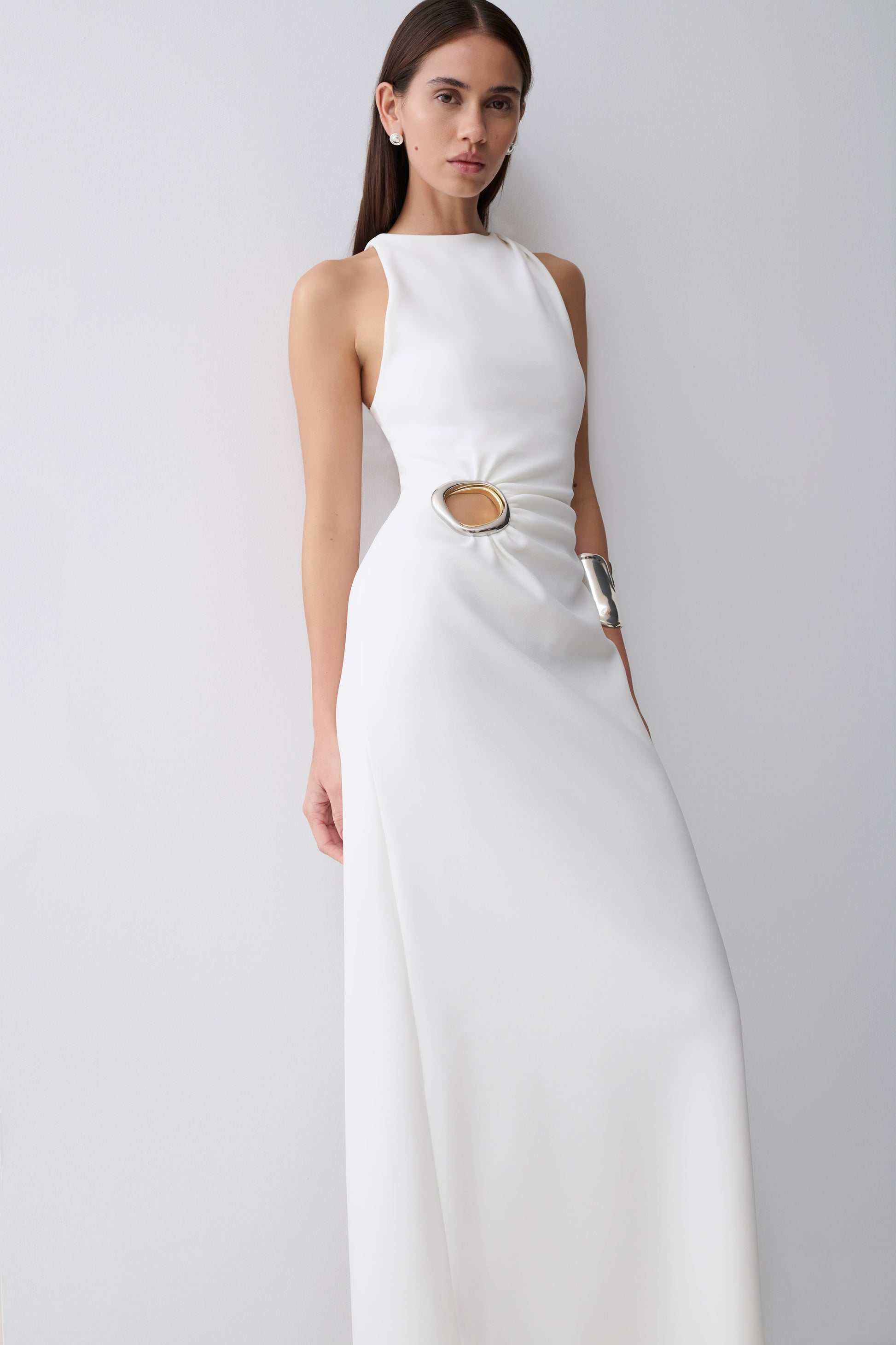 Maylin Hardware Maxi Dress - Ivory #8
