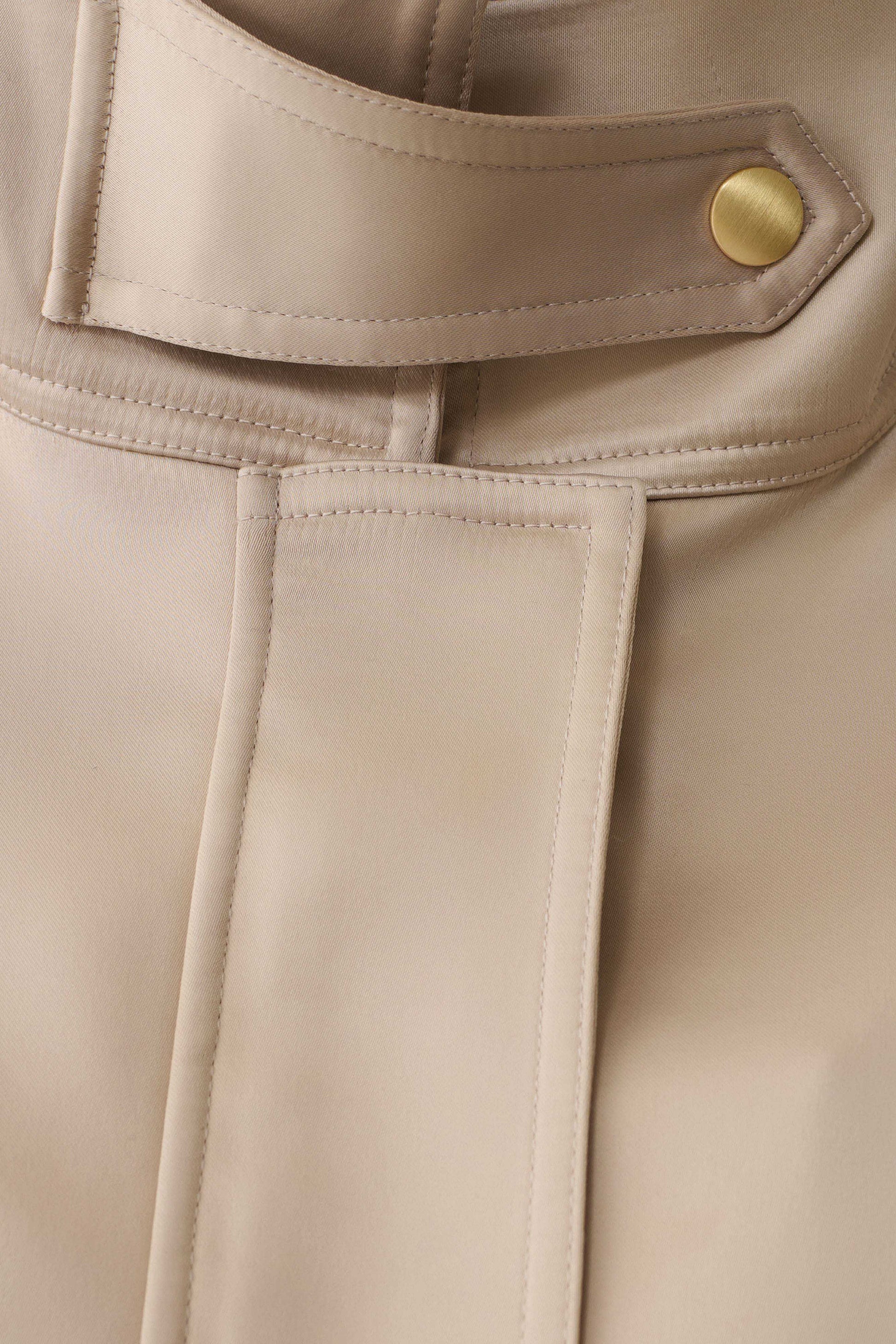 Nicolla Satin Bomber Jacket - Blush Rose Gold #7