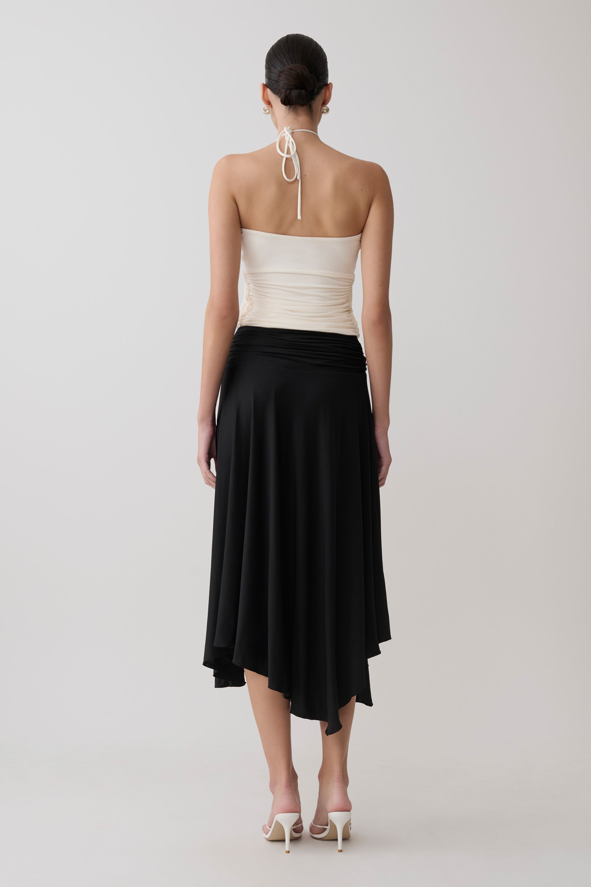 Luu Slinky Midi Skirt - Black #2