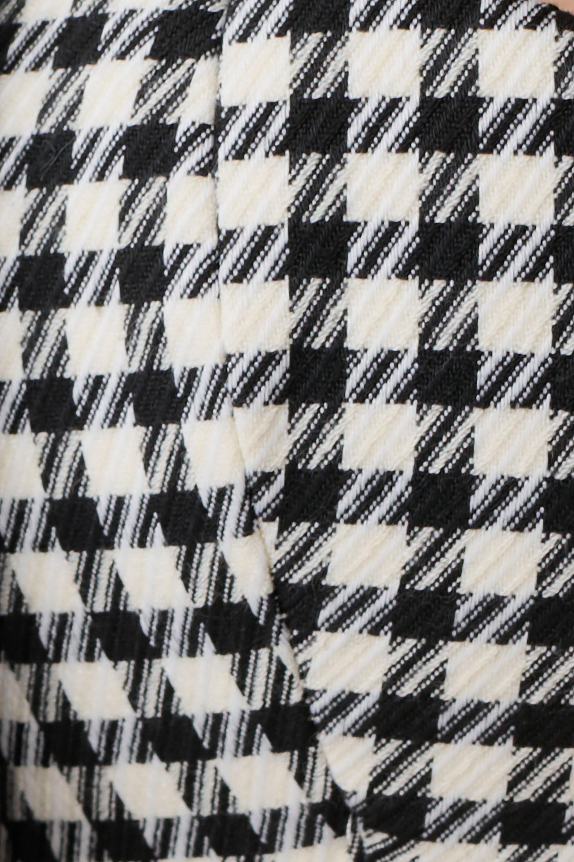Amelie Tweed Bralette - Houndstooth #9