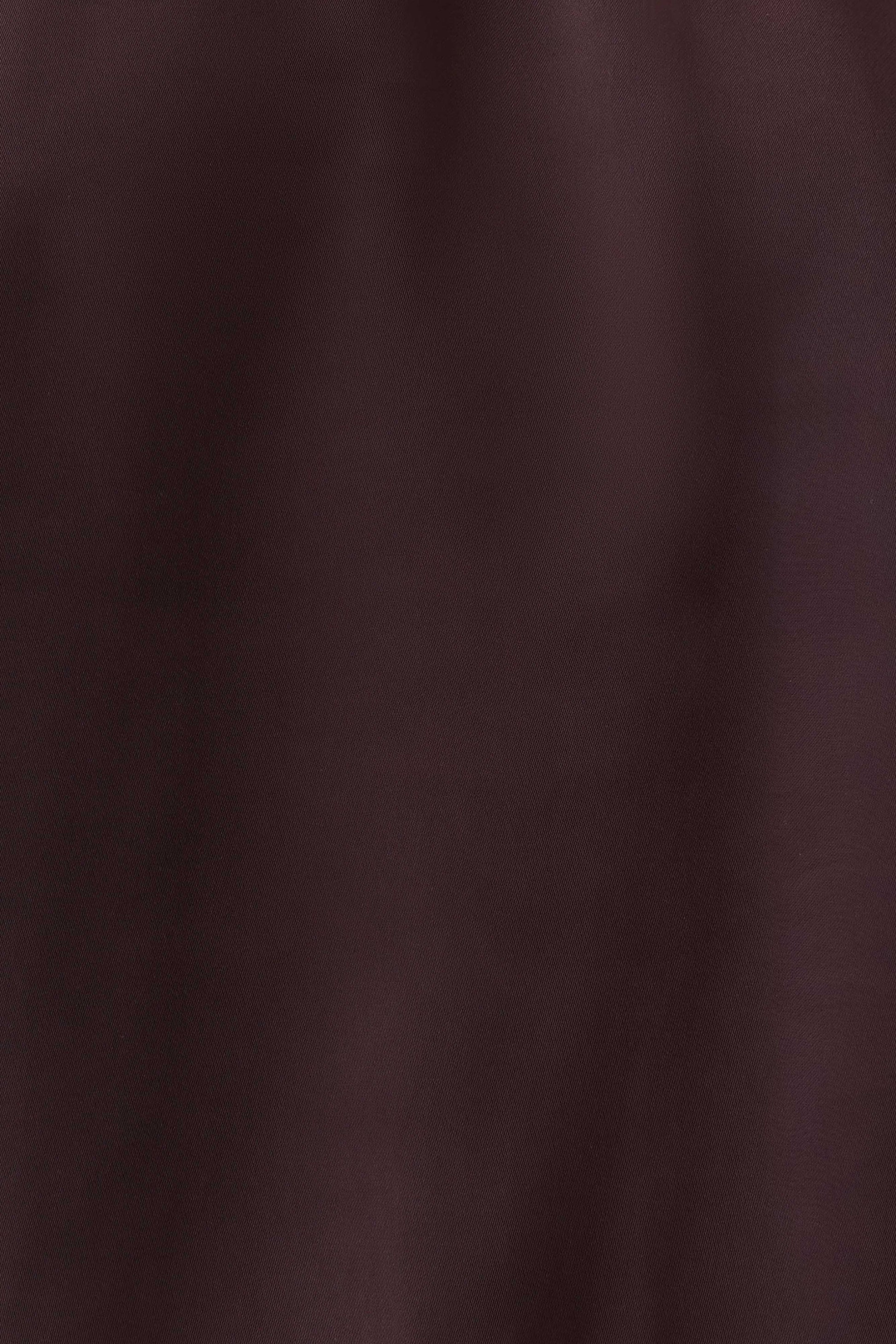 Poppy Satin Halter Mini Dress - Chocolate #6