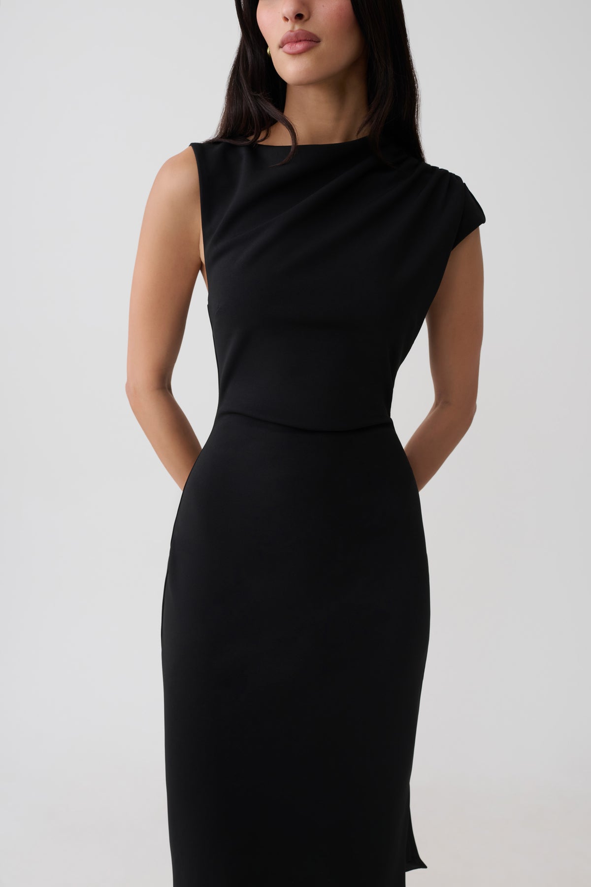 Gloom Midi Dress - Black #6