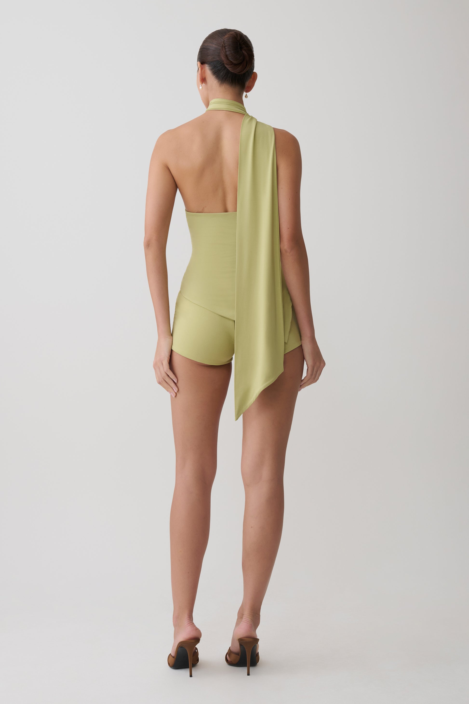 Jemma Micro Shorts - Apple Sage #5