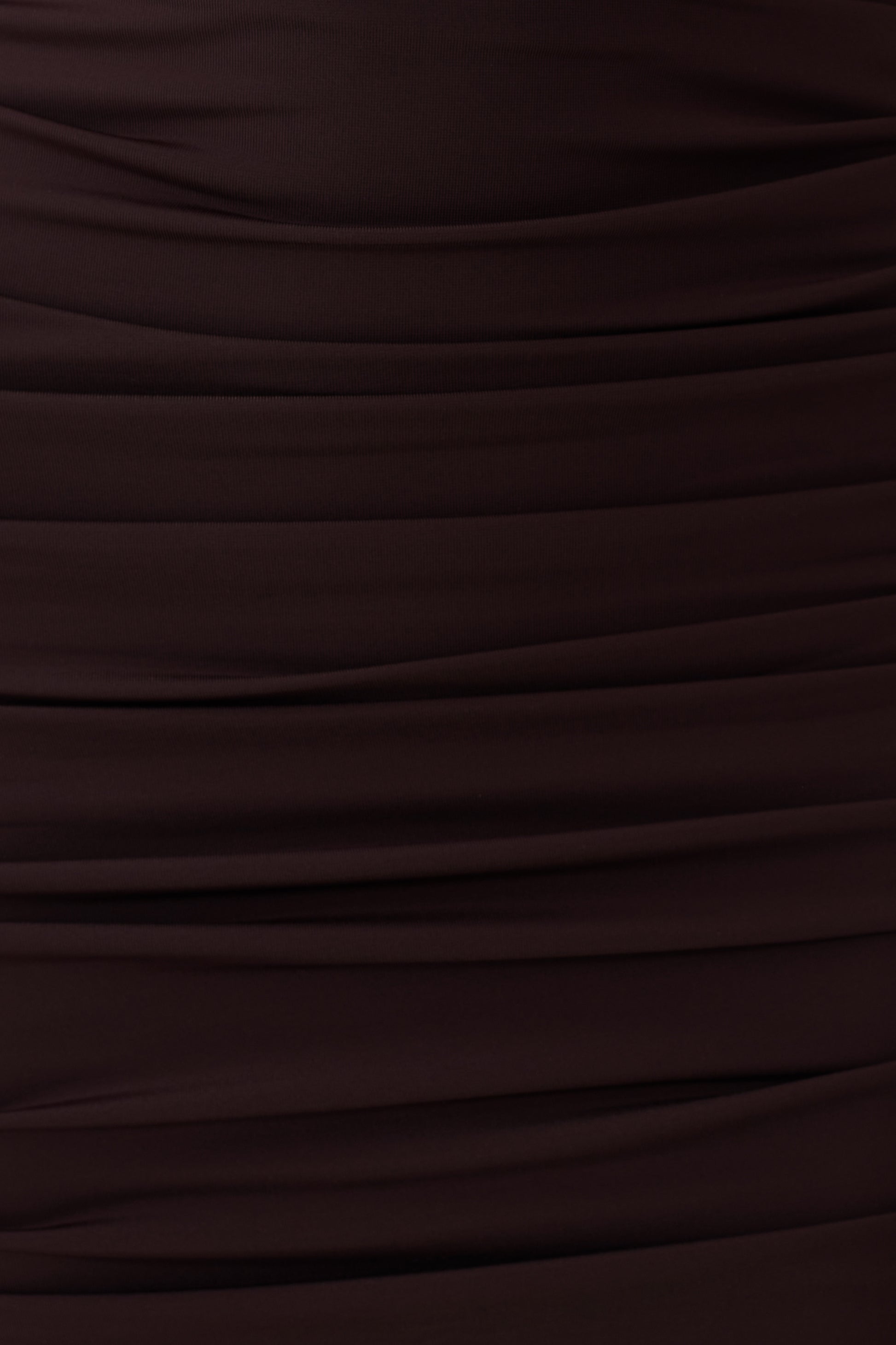 Kaiydo Gathered Centre Wire Mini Dress - Chocolate #6