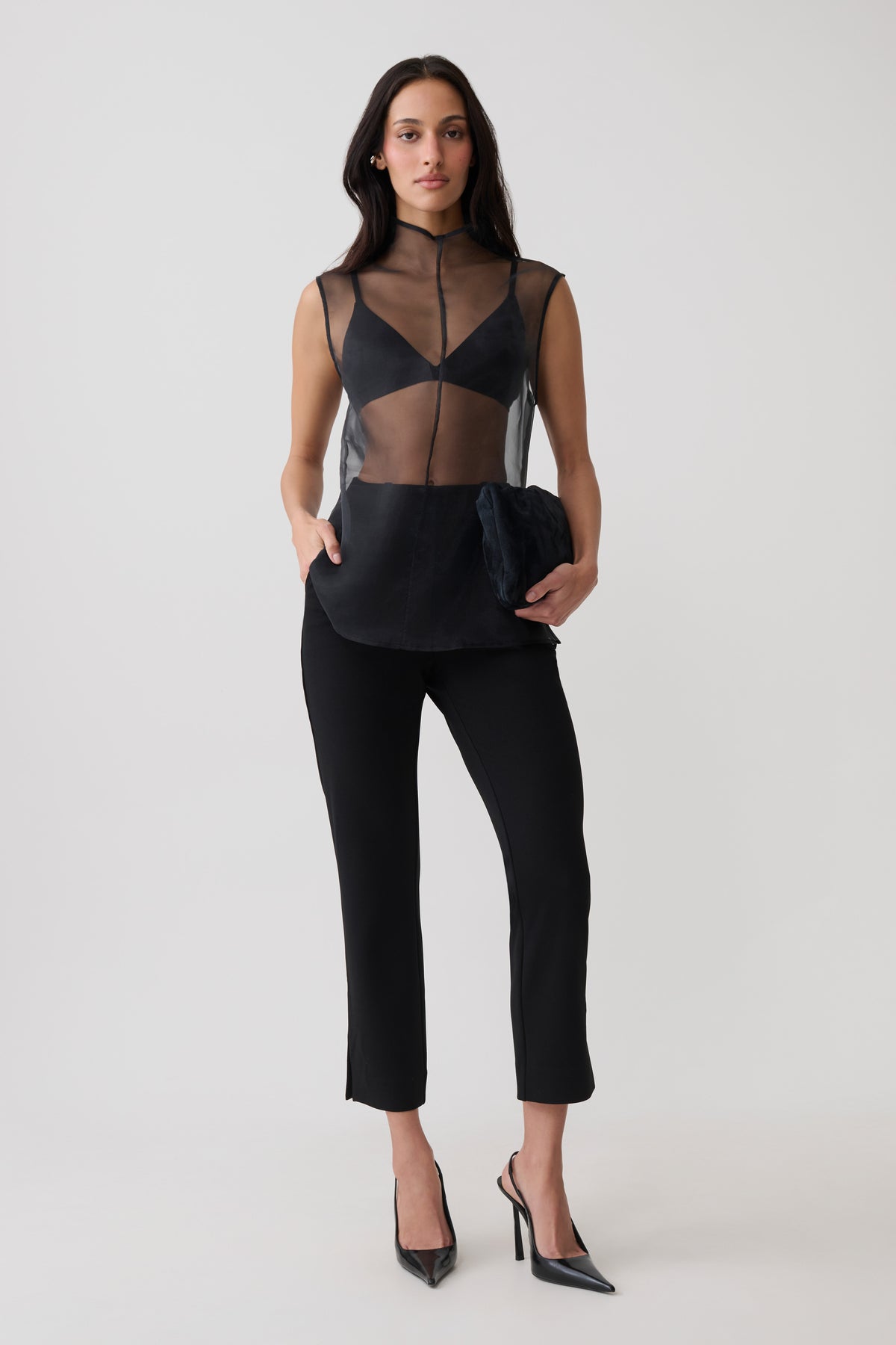 Jaimen Crepe Pants - Black