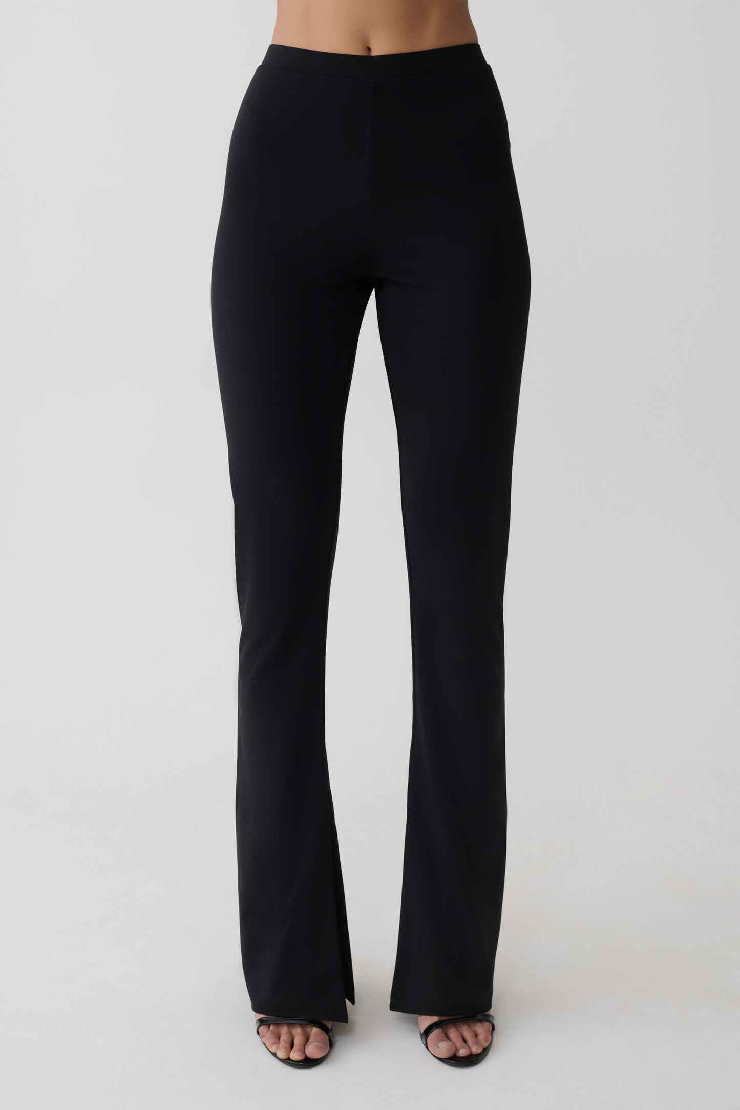 Fletcher Skinny Flare Pants - Black