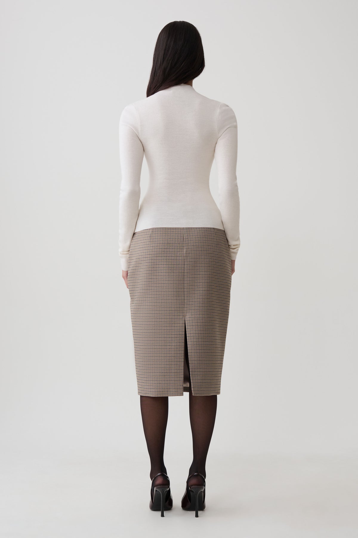Moniqua Knit Long Sleeve Top - Ivory #2