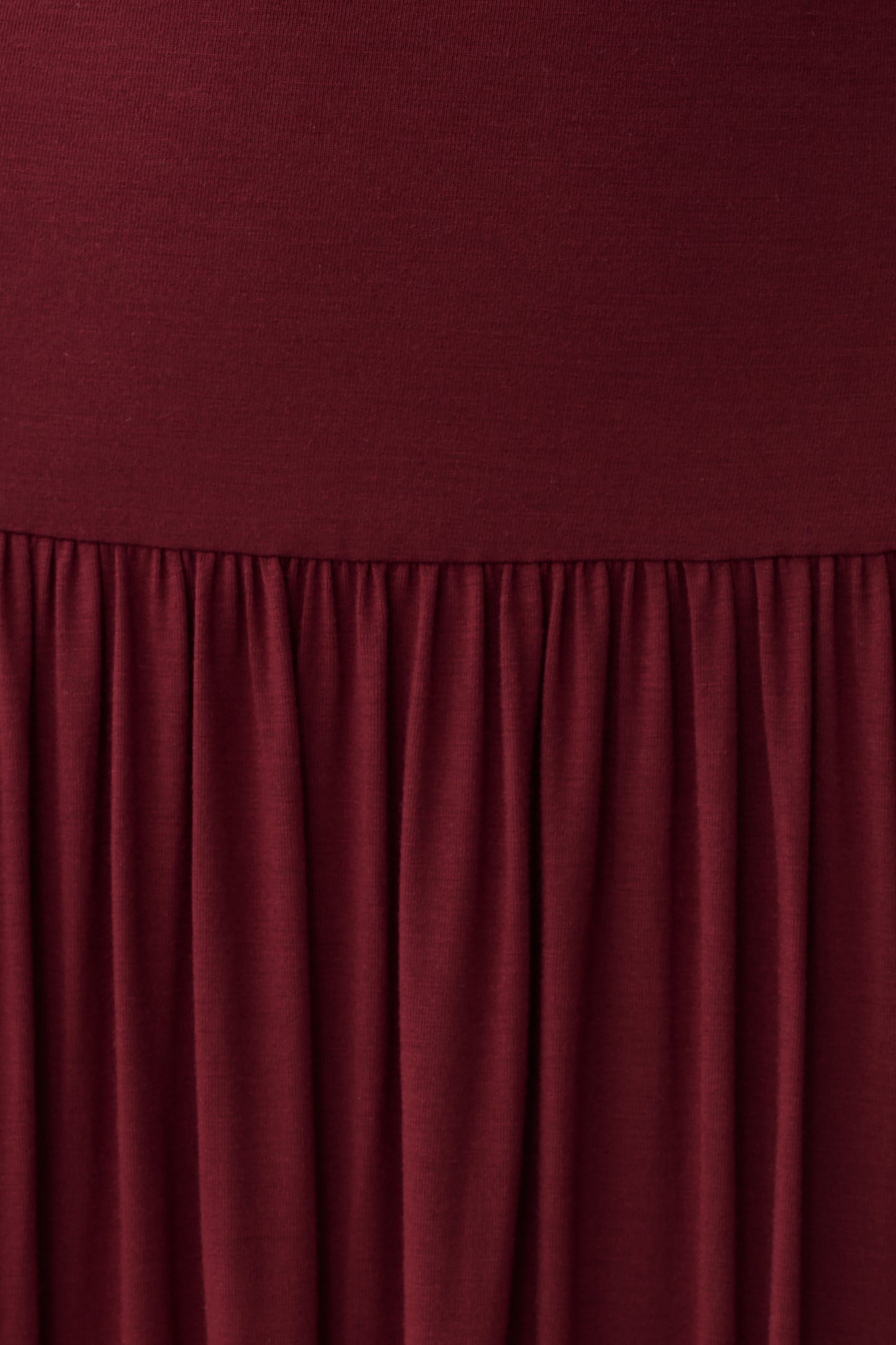 Zsela High Neck Modal Maxi Dress - Wine
