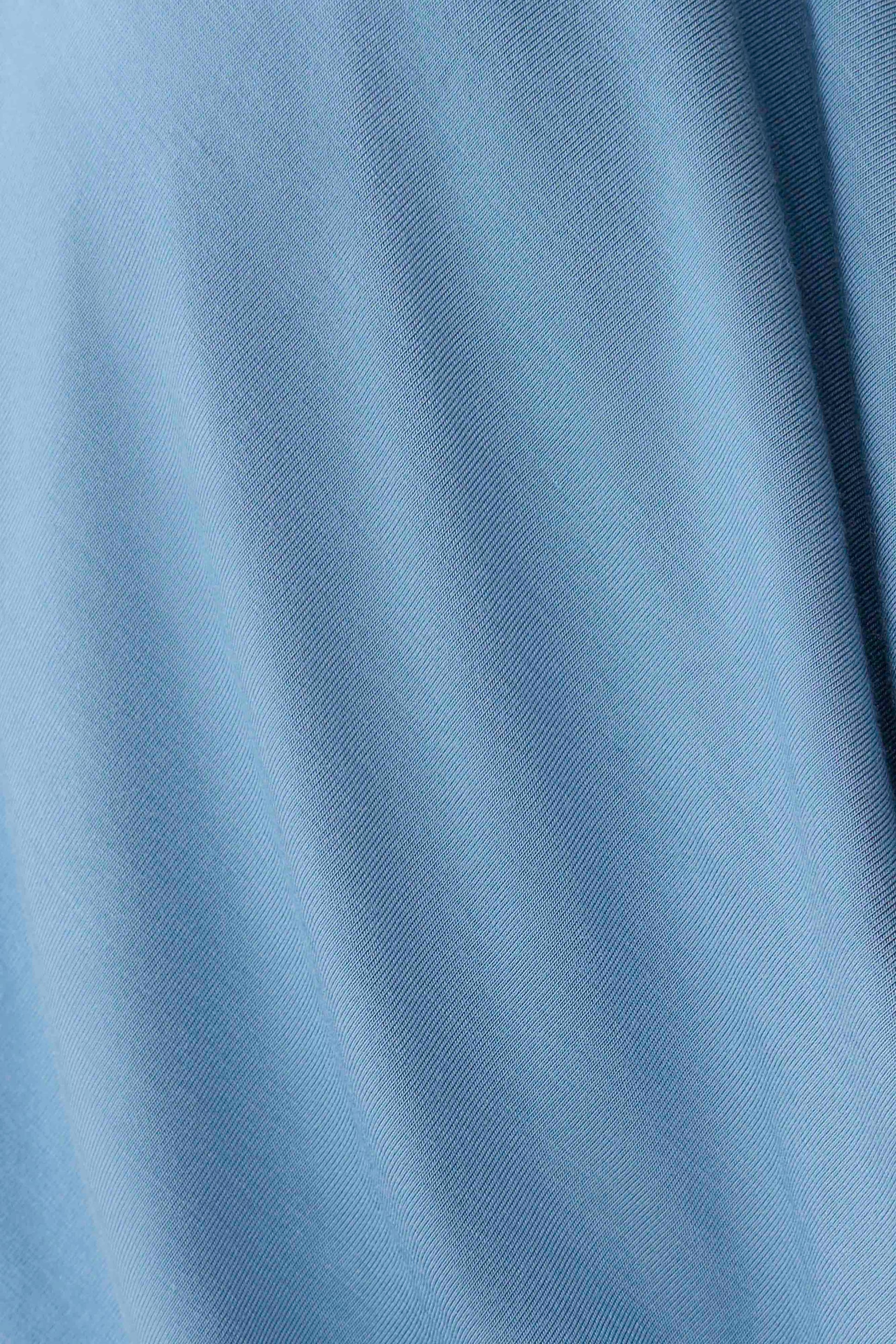 Huyen Cowl Front Modal Top - Blue Shadow #6