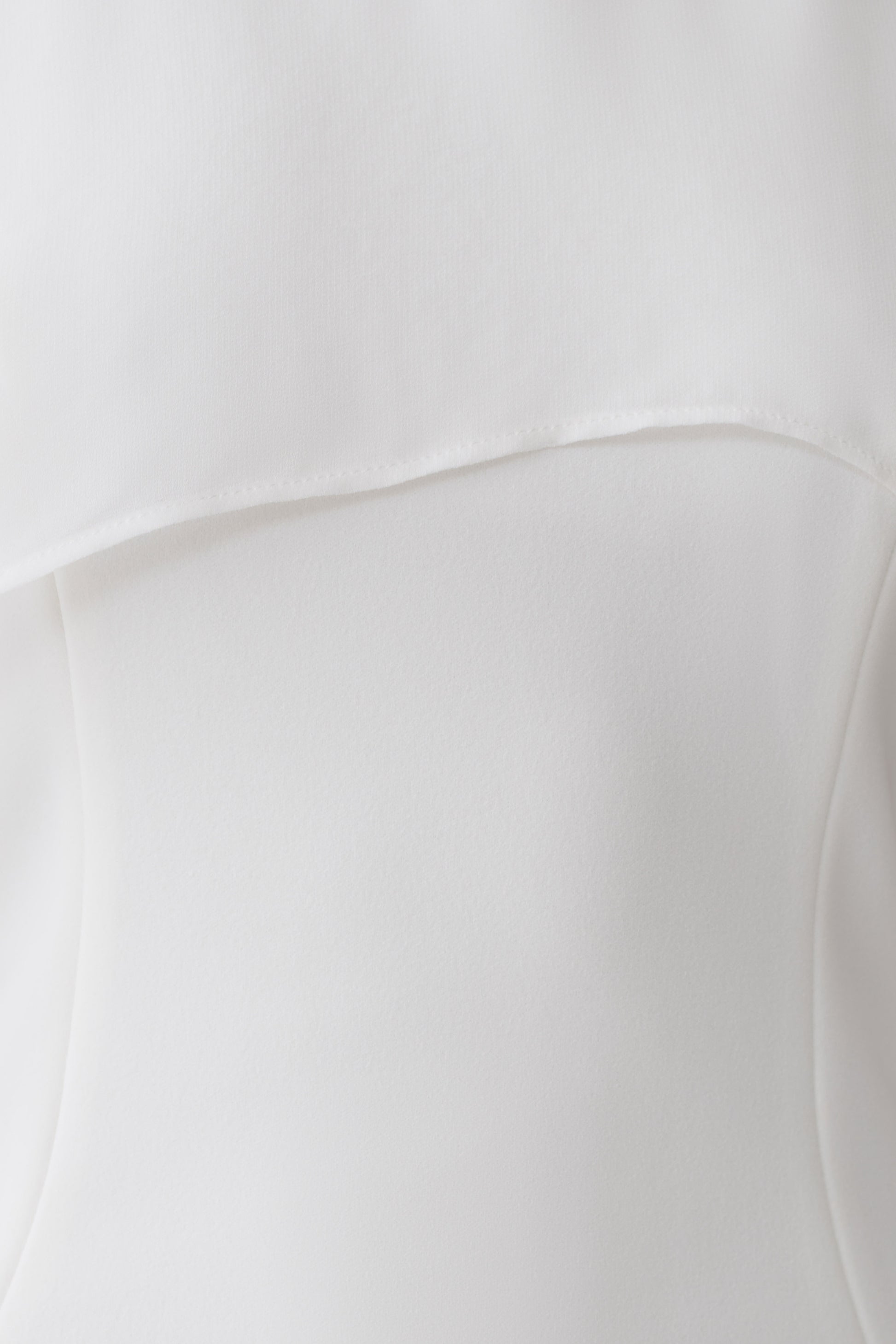 Triana Chiffon Overlay Mini Dress - White #6