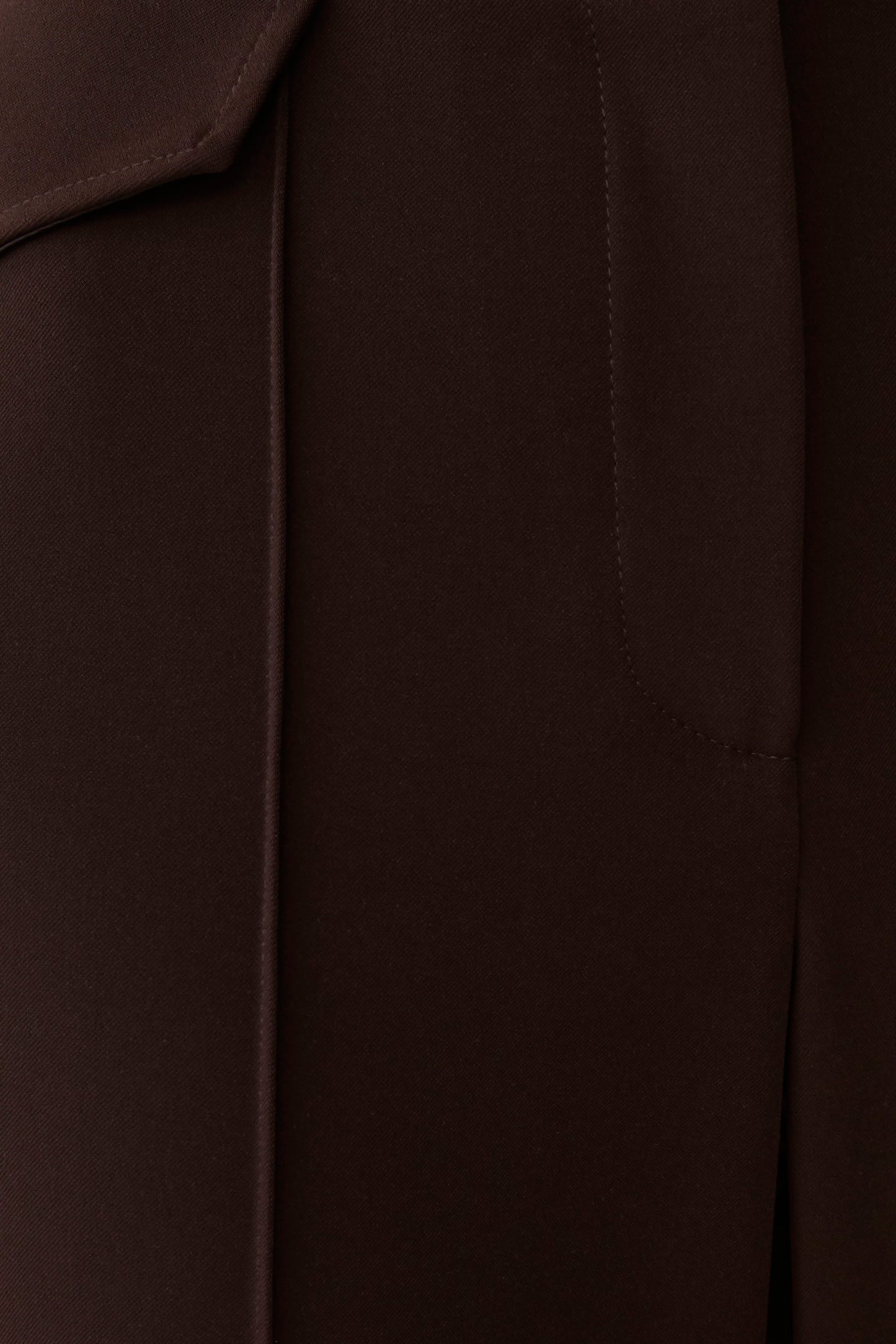 Darcie Fit And Flare Suiting Pants - Dark Chocolate