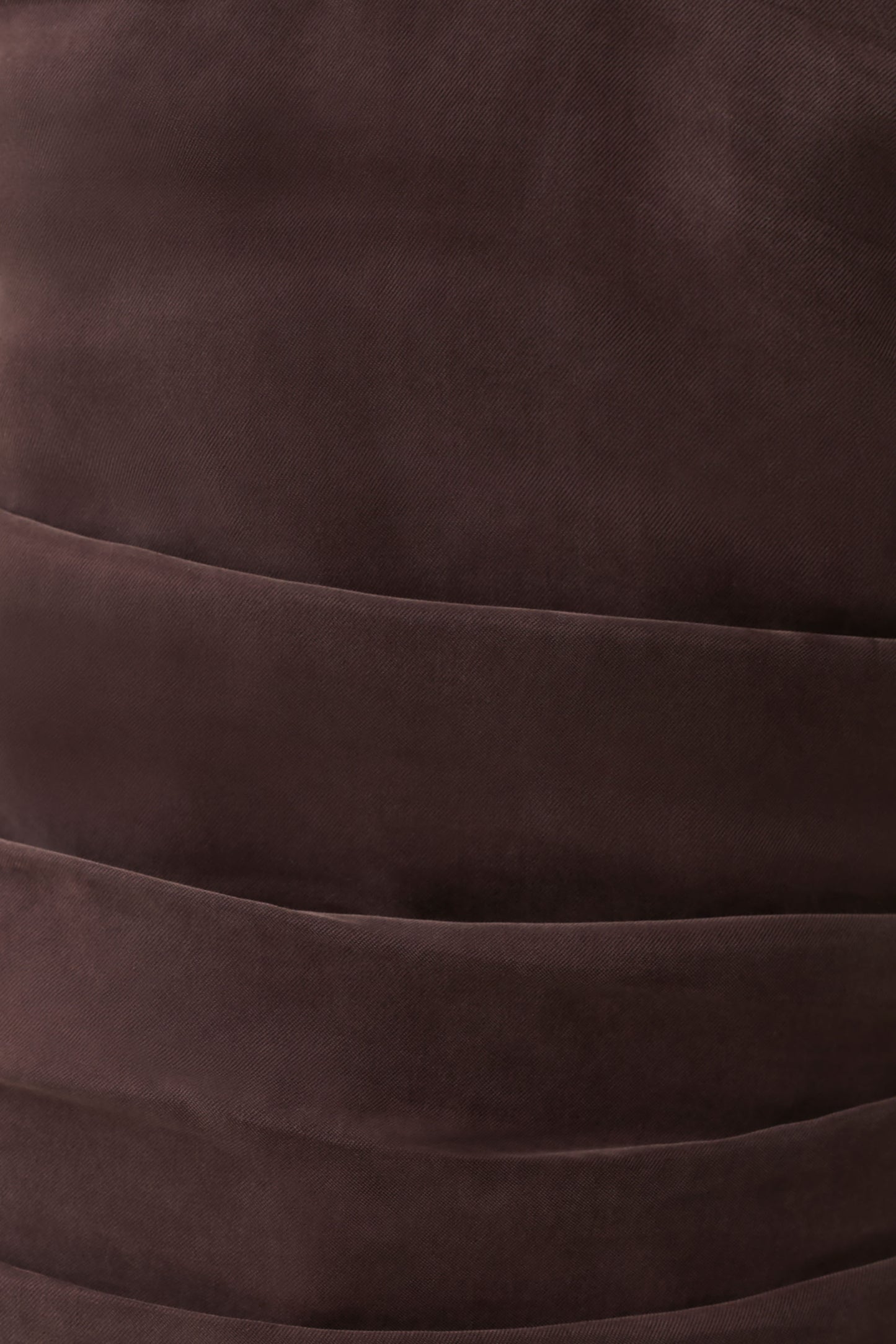 Daniela Ruched Halter Top - Dark Chocolate