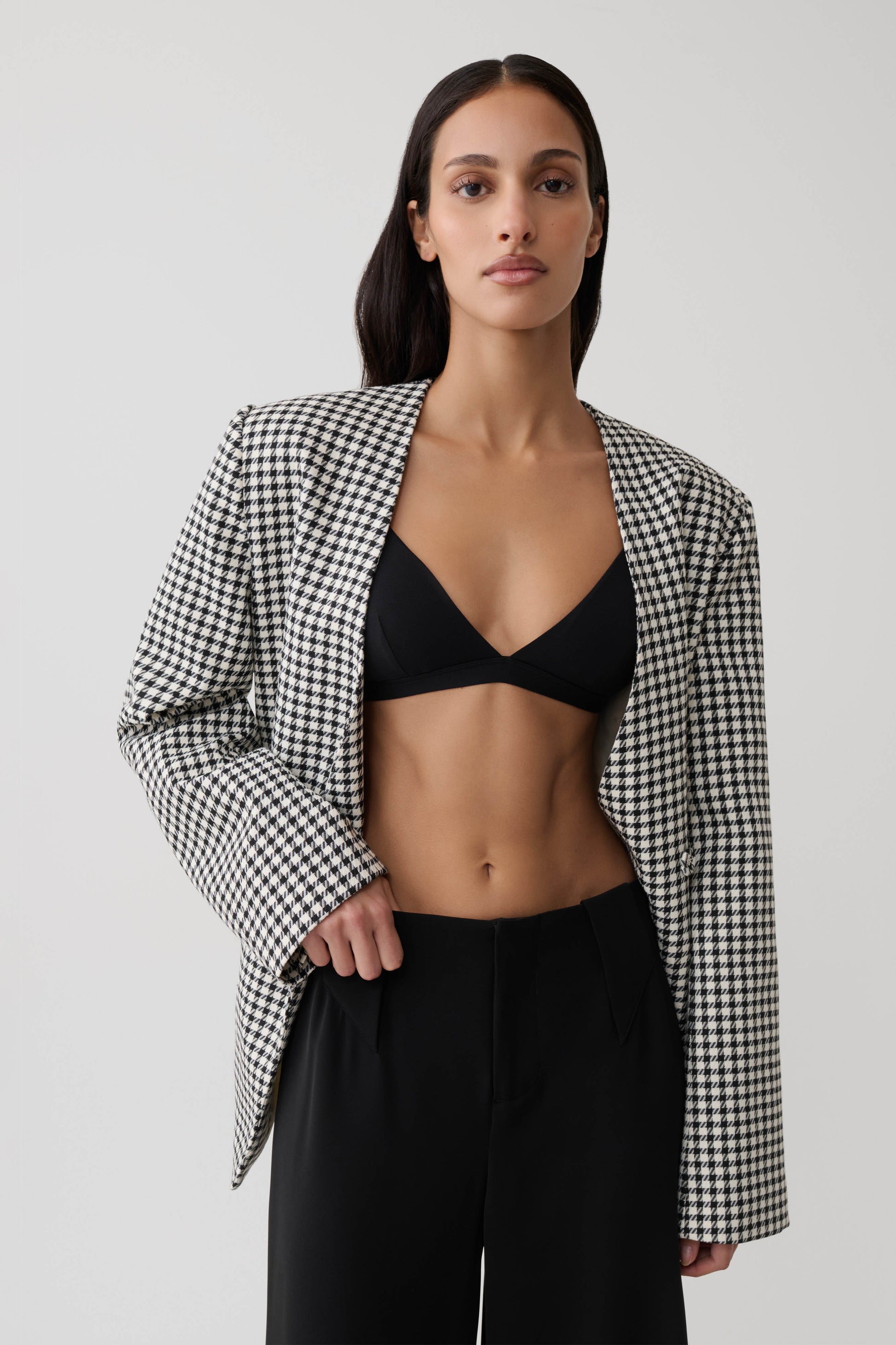 Kels Micro Triangle Bralette - Black #2