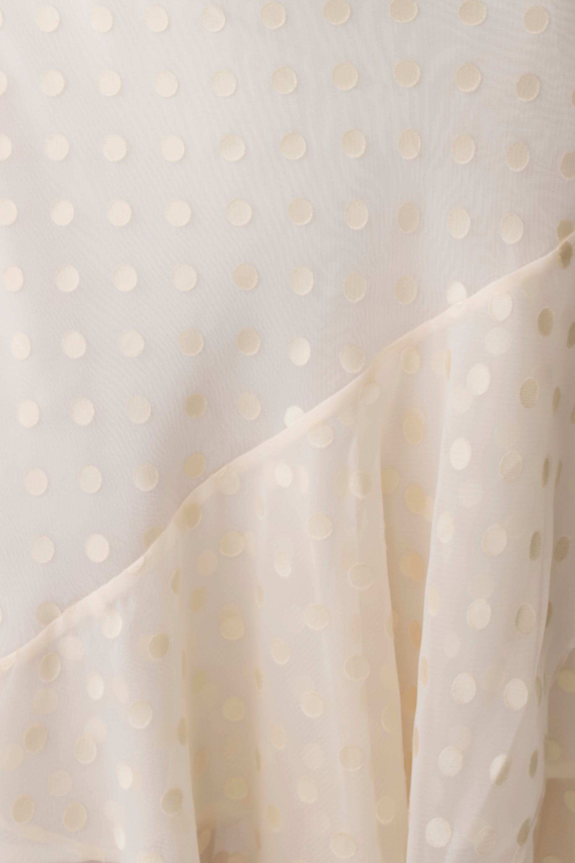 Lilah Devore Midi Dress - Ivory #7