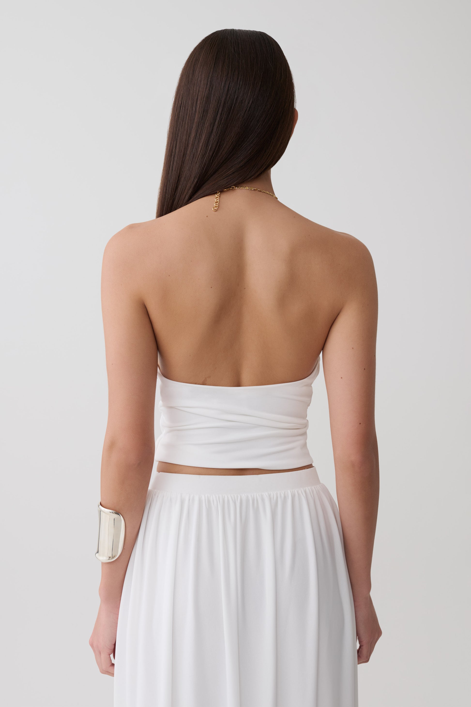 Banks Halter Neck Top With Hardware - White #2