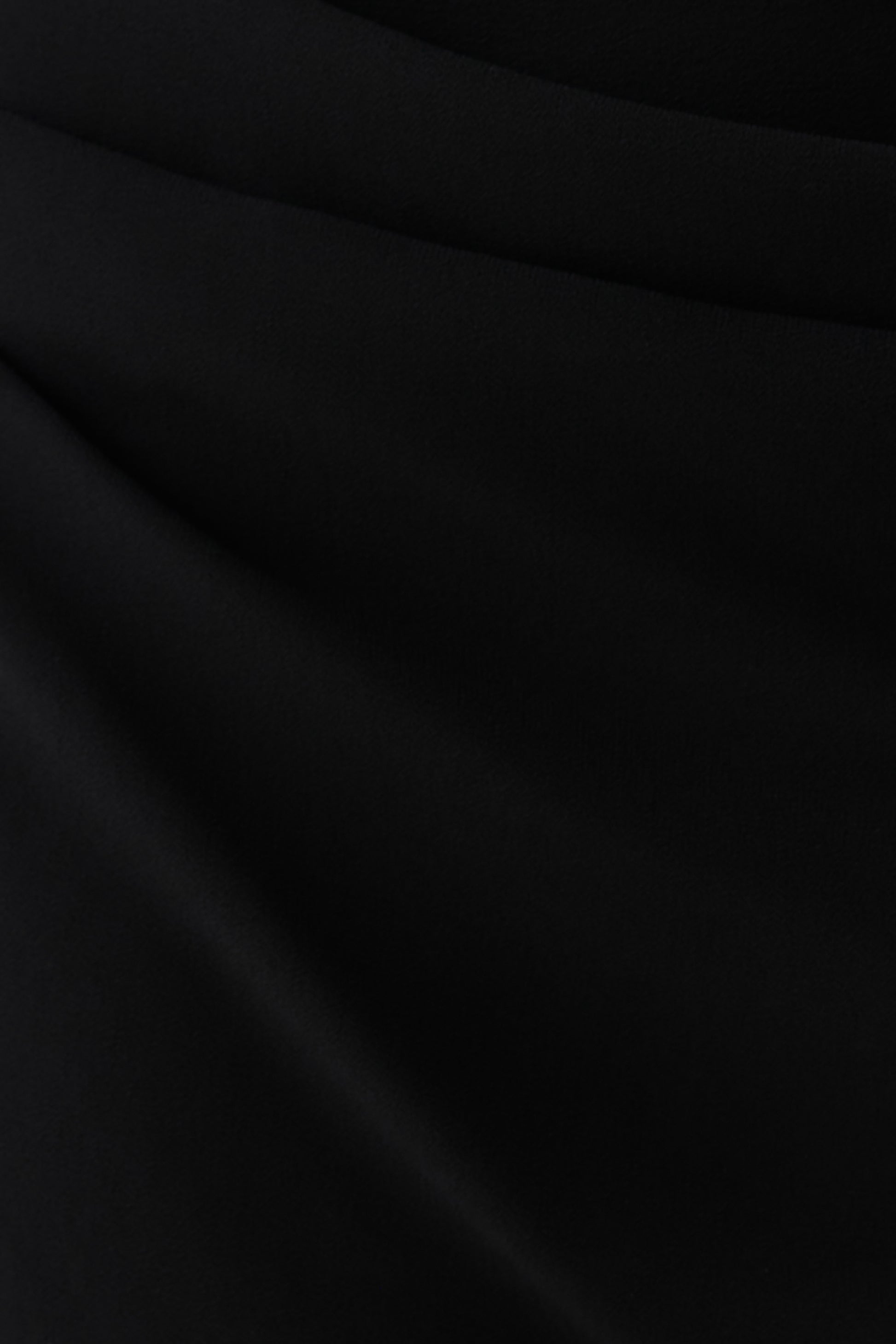 Indie Draped Chiffon Mini Skirt - Black #7