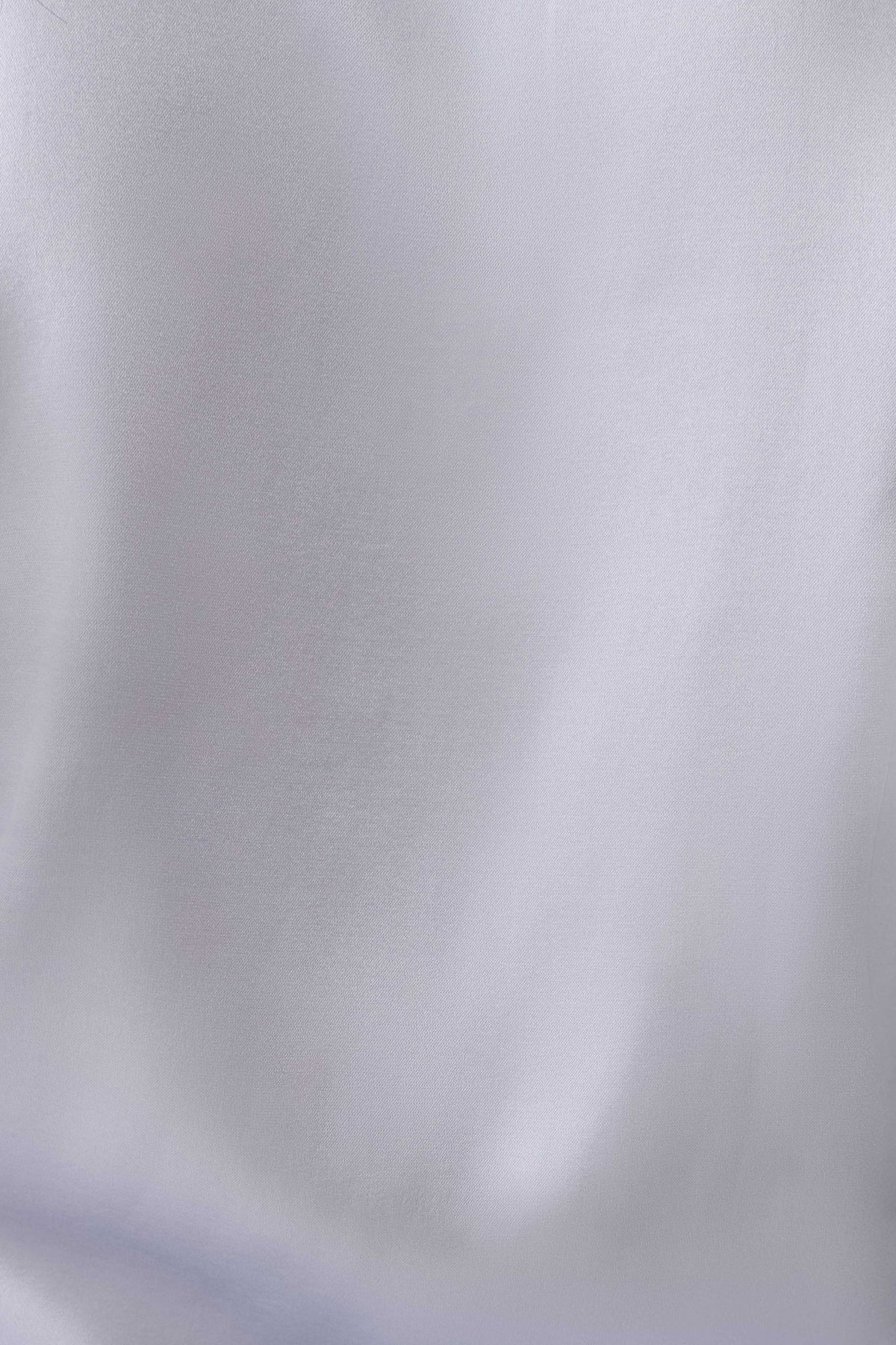 Queenie Silk Long Sleeve Shirt - Ice Blue