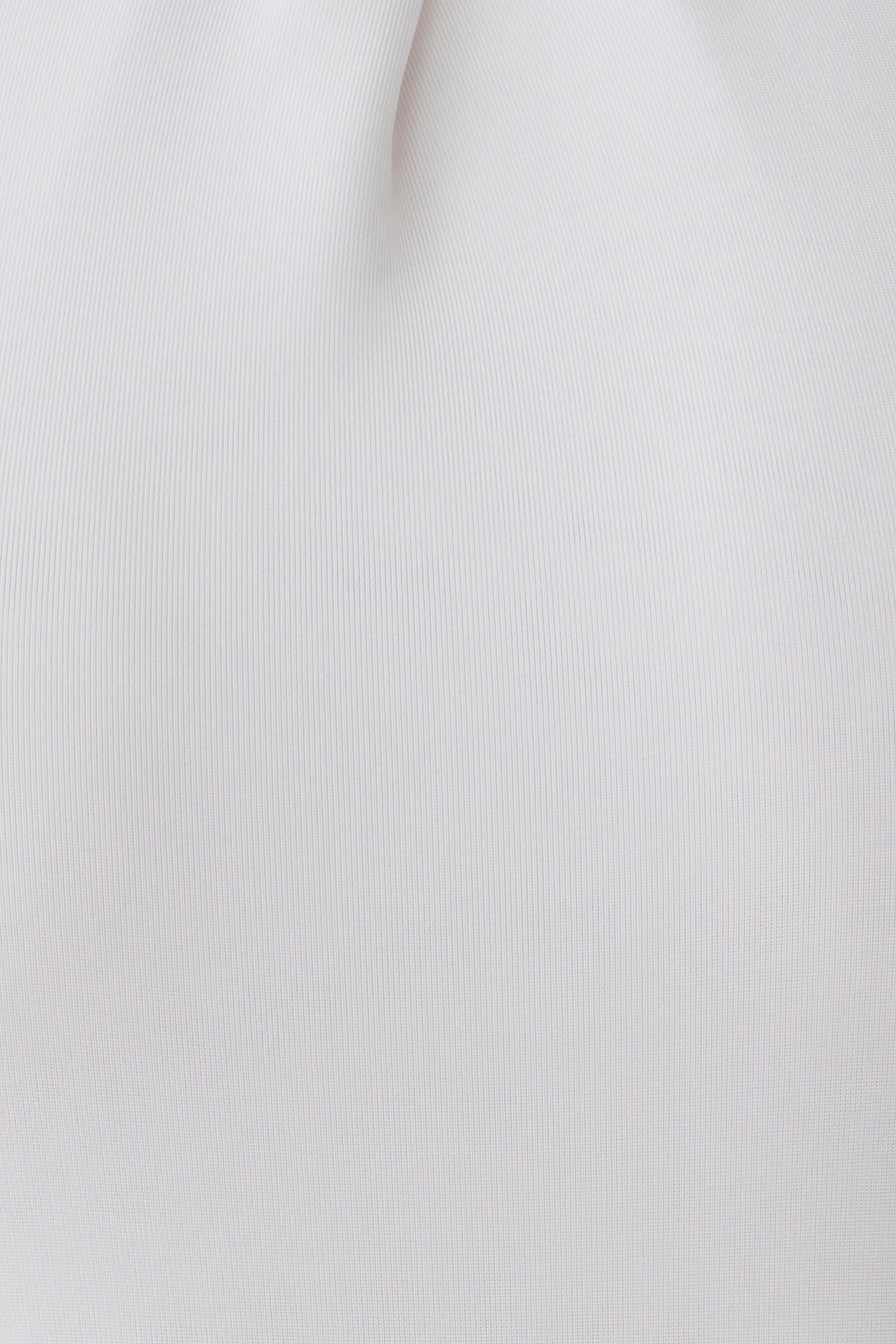 Bambi Twisted Neck Bodysuit - White #6