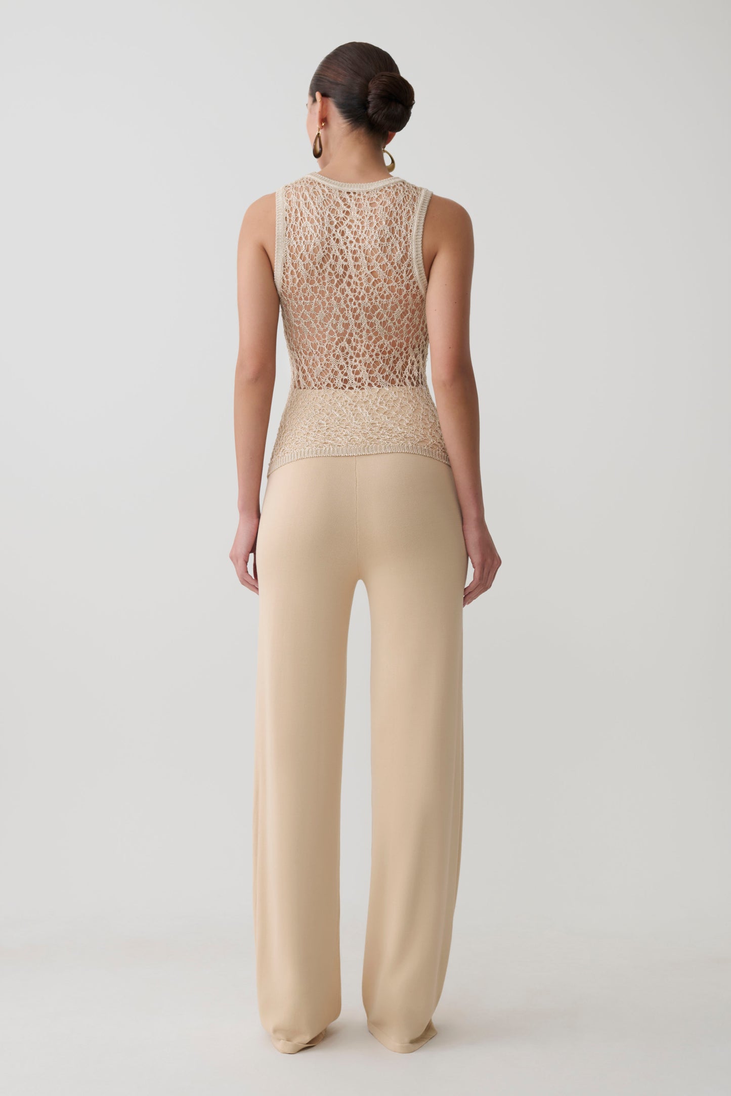 Eloise Pearl Beaded Top - Cream