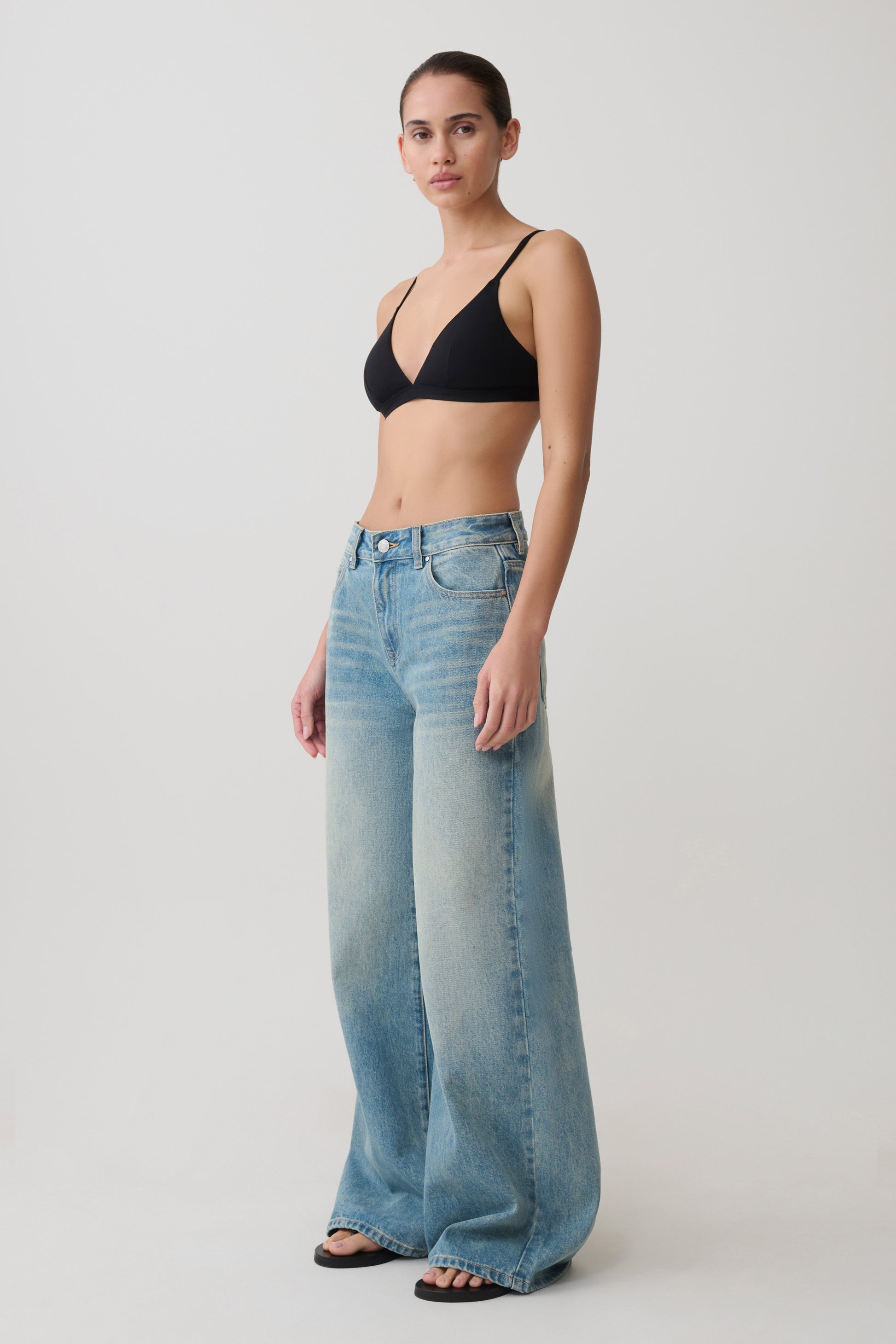 Kels Micro Triangle Bralette - Black #6