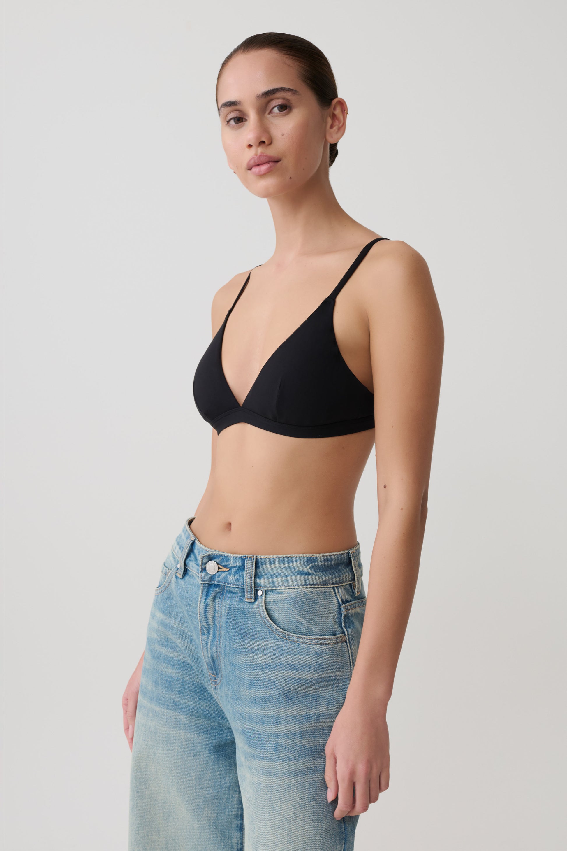 Kels Micro Triangle Bralette - Black #4