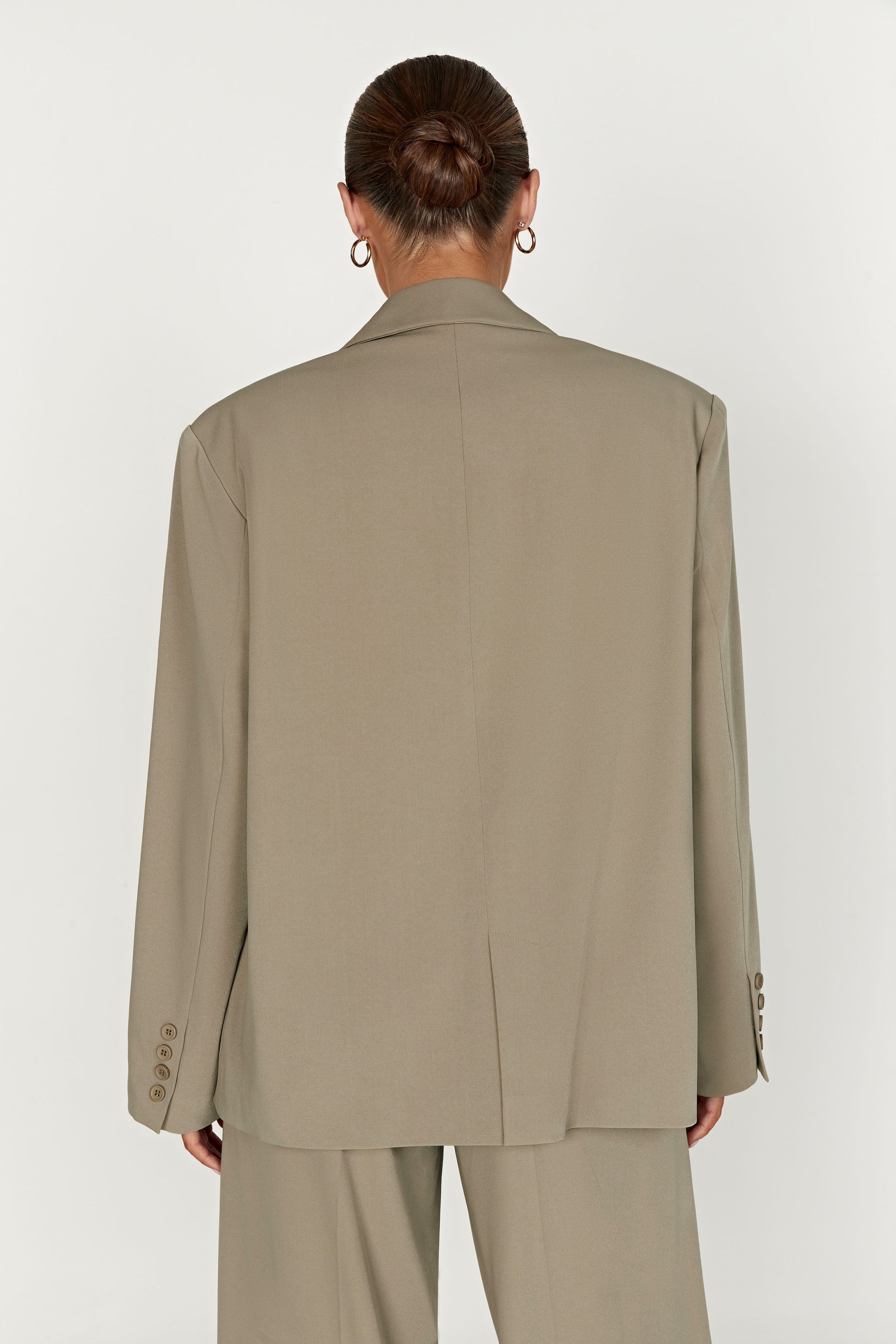 Simone Oversized Blazer - Olive #2