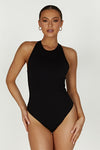 Sawyer Racer Bodysuit - White