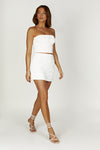 Kyra Waffle Mini Skirt - Apricot