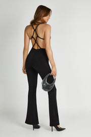 Brinley Slinky Jersey Jumpsuit - Black