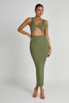 Kaesha Knit Maxi Dress - Olive