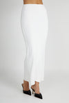 Olympia Recycled Nylon Fishtail Maxi Skirt - White
