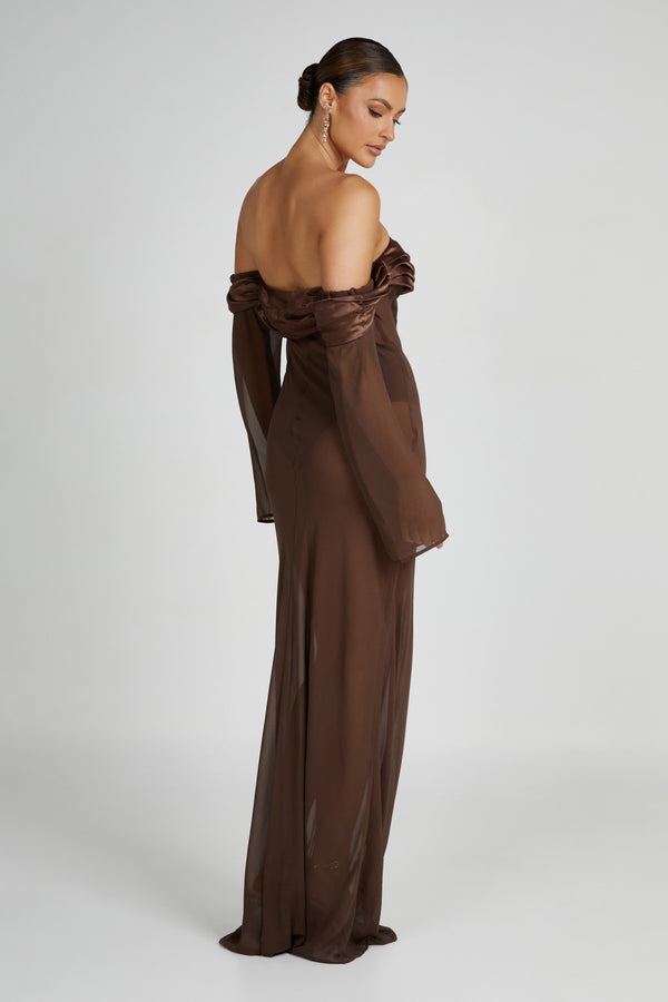 Brown Sheer Bra Size 95C online, Clothing