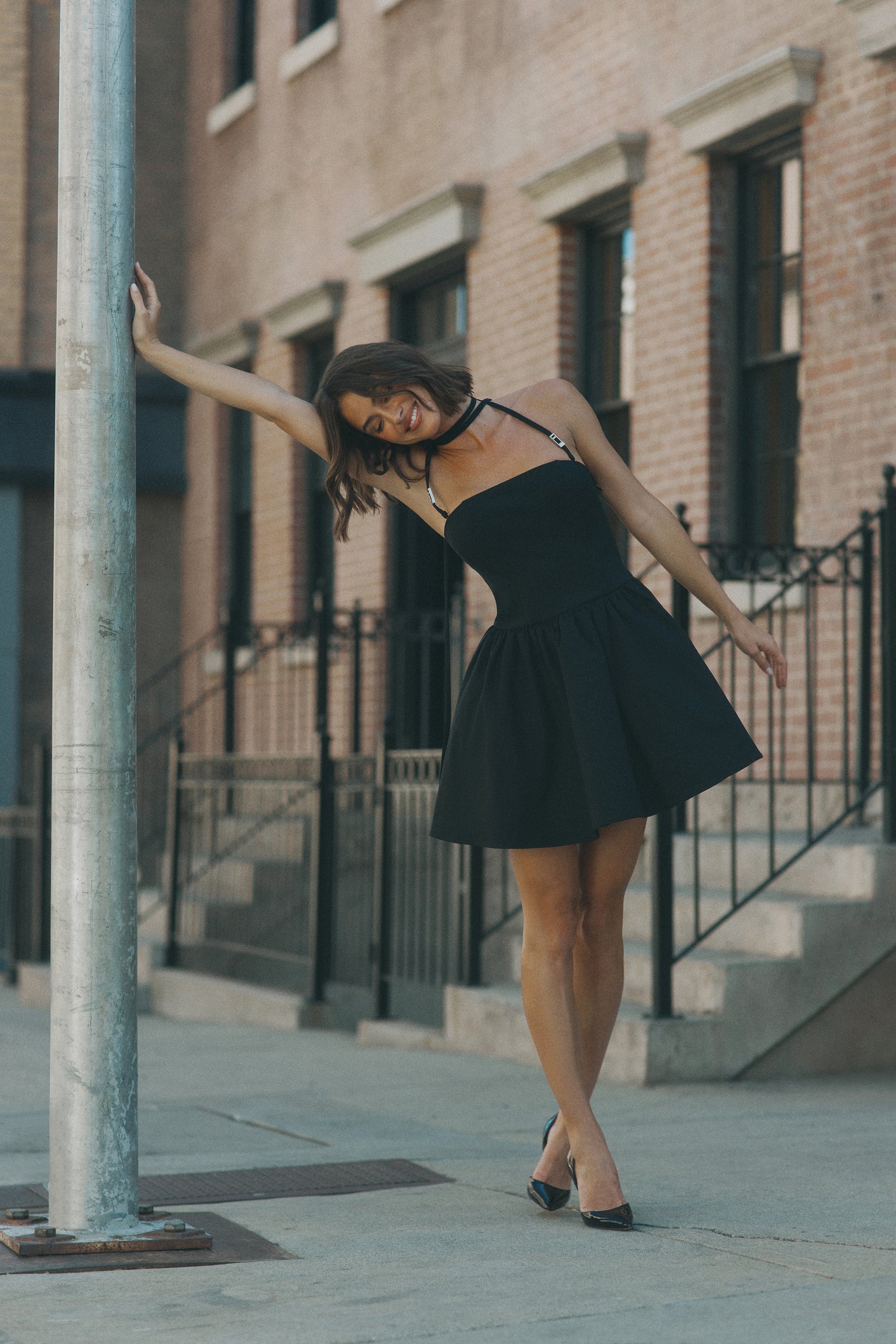 Ruby Halter Mini Dress - Black | MESHKI Ruby Halter Mini Dress - Black | MESHKI