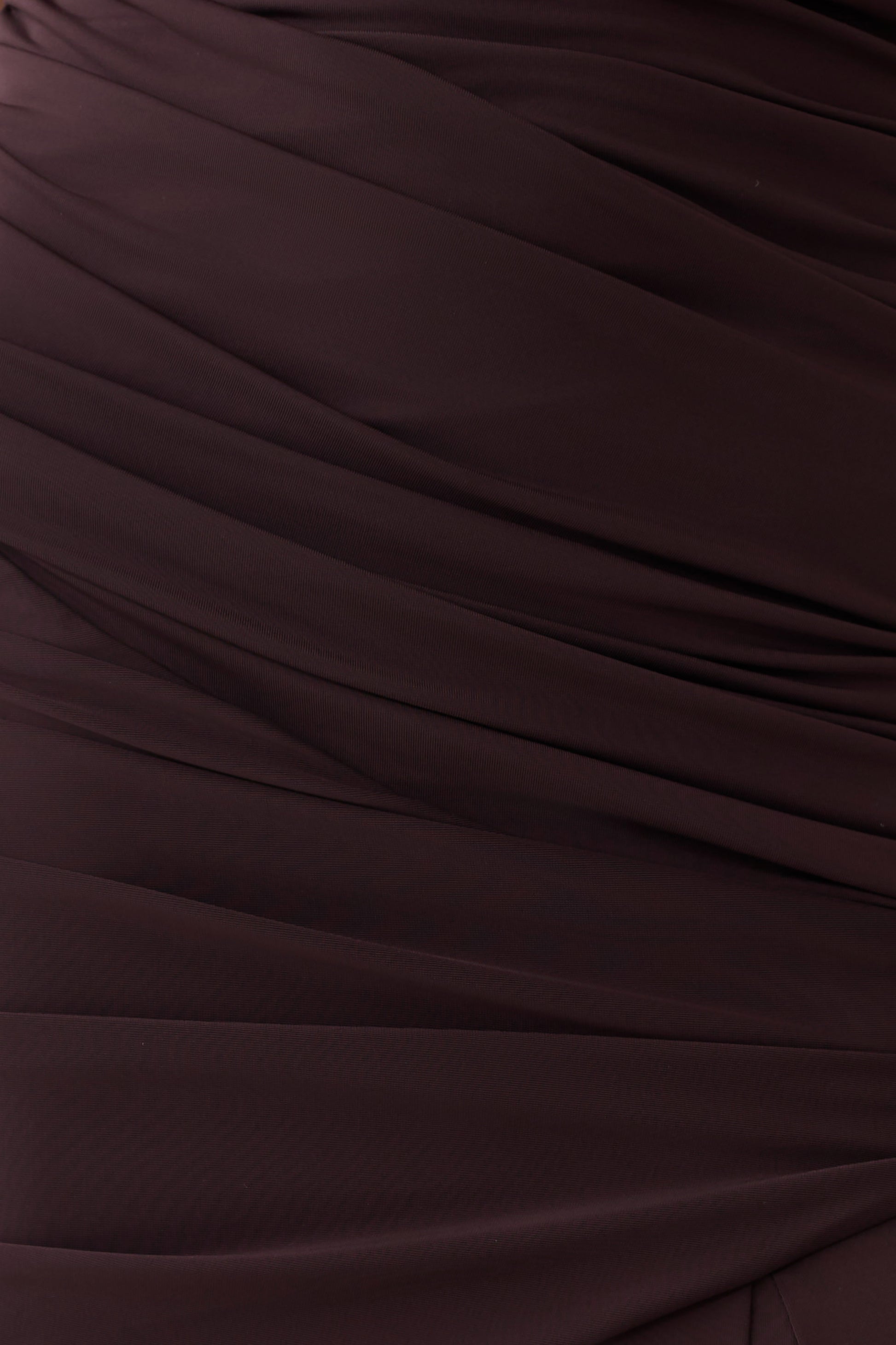 Kaiydo Gathered Centre Wire Maxi Dress - Chocolate #6