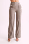 Lisa High Waist Suiting Trousers - Charcoal