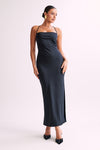 Sydney Straight Neck Slip Maxi Dress - Emerald