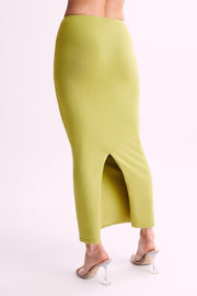 Tristan Knit Maxi Skirt - Seafoam Green