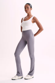 Sabrina Modal Straight Leg Pant - Slate Grey