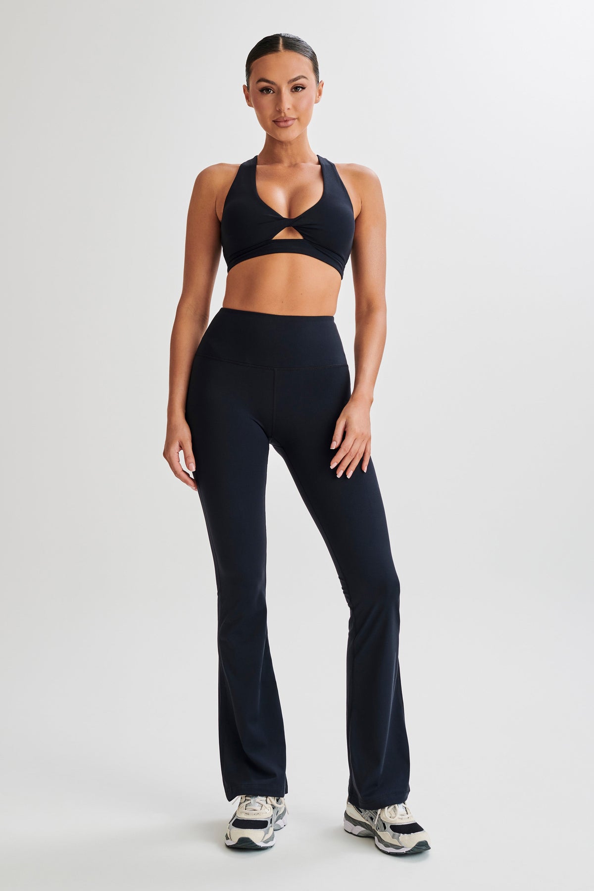 Jackie Twist Crop Top - Black #5