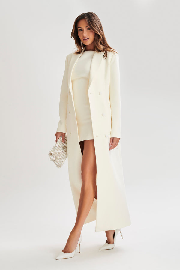 Carver Suiting Coat - Ivory