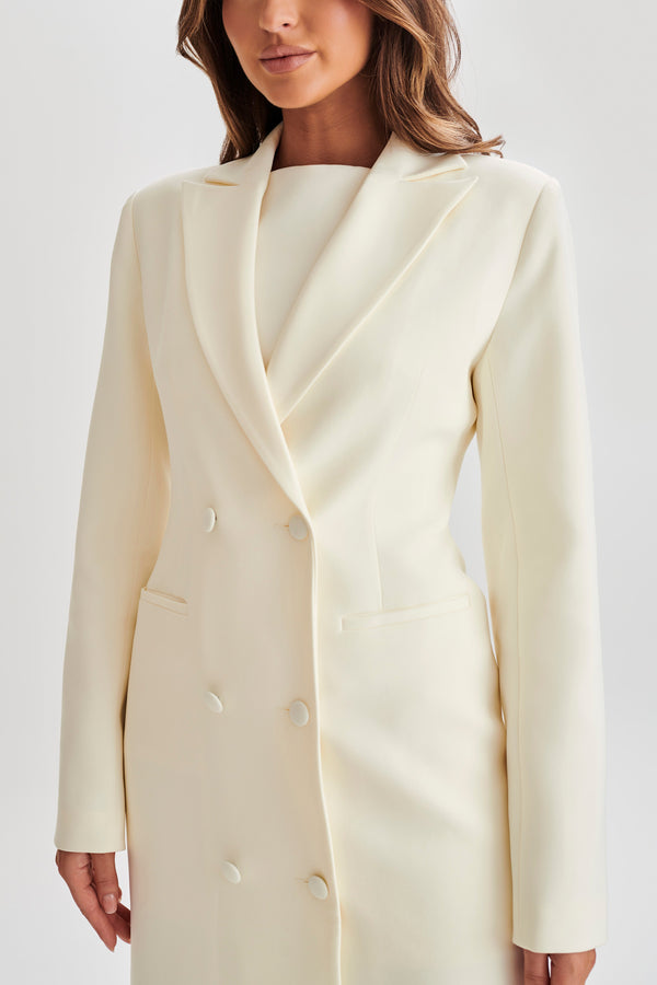 Carver Suiting Coat - Ivory