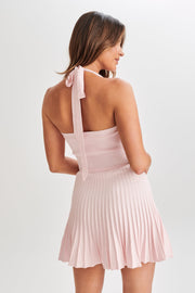 Wendy Halter Knit Top - Fairy Floss Pink