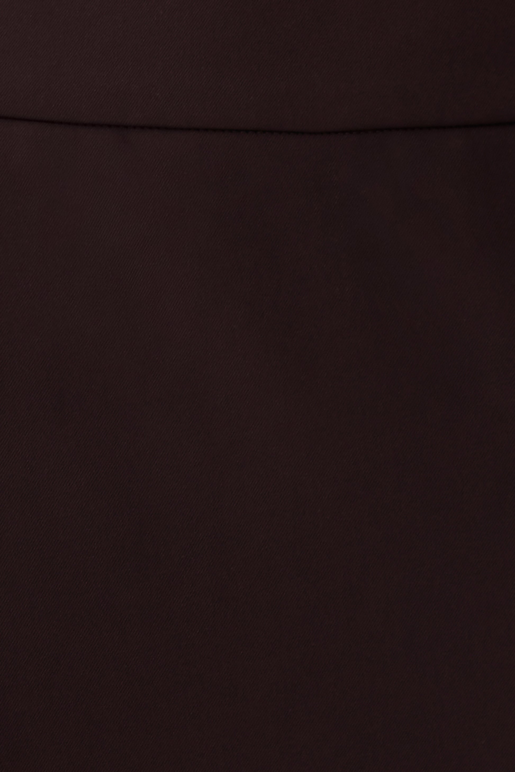 Brooke Suiting Midi Skirt - Burgundy #6