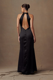 Dylan Rose Halter Maxi Dress - Black